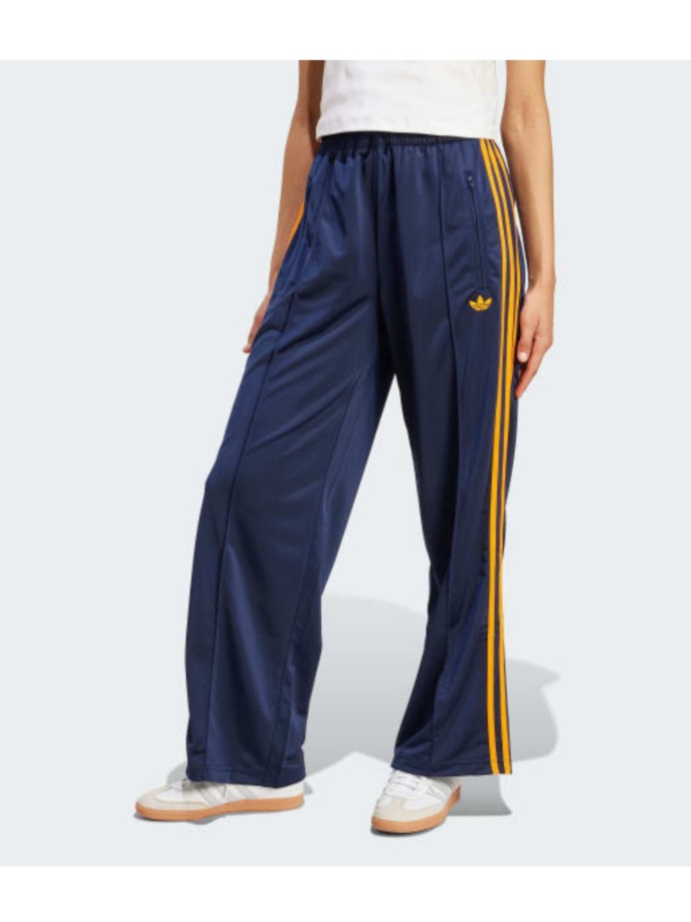 Adidas Adicolor Classic Firebird Loose Track Pants (Navy/Orange)